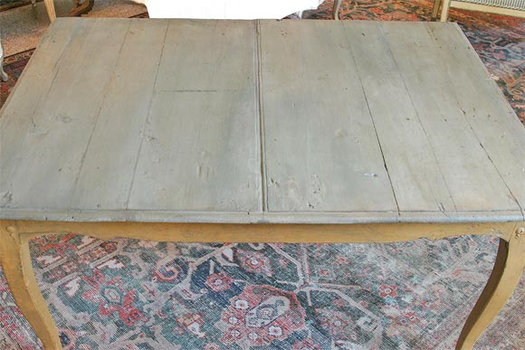 Painted 18th Century Louis XVI Folding Carriage Table For Sale