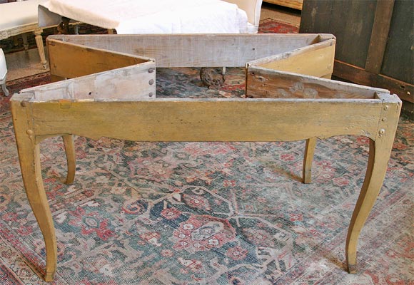 Wood 18th Century Louis XVI Folding Carriage Table For Sale