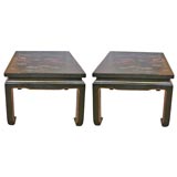 * 1203  Pair chinoiserie low tables