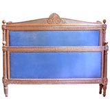 Antique Empire painted and gilded bed