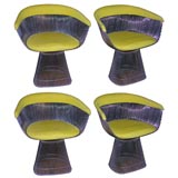 Set of Six Warren Platner for Knoll Dining Chairs