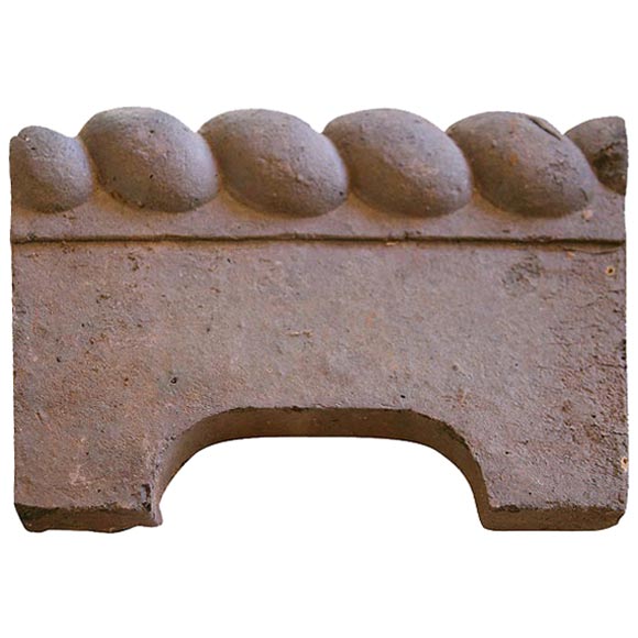 Antique Terracotta Garden Edging Tiles For Sale on 1stDibs