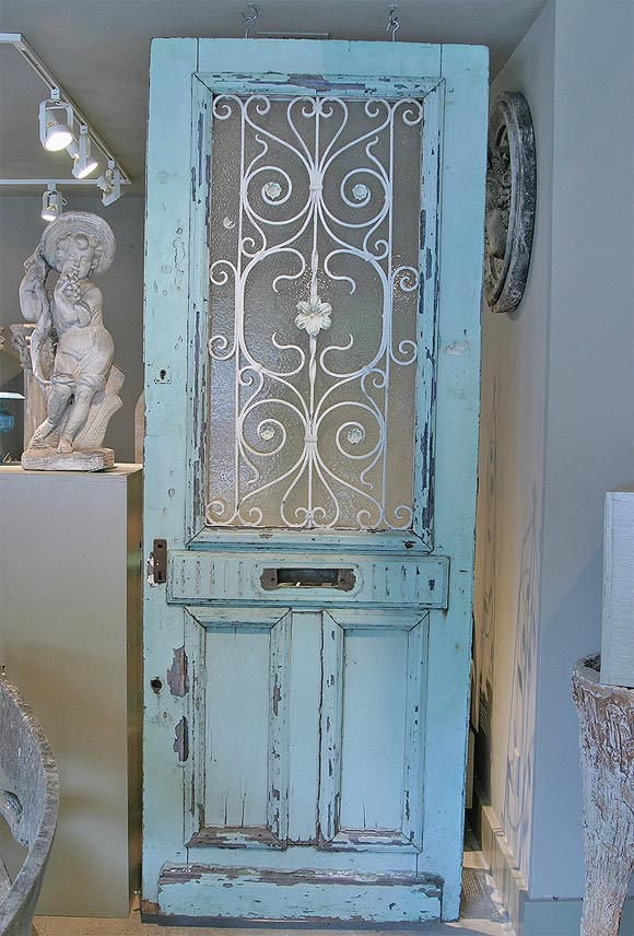 Wooden Door with privacy window