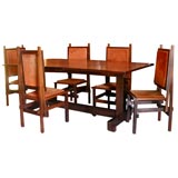 Vintage 1960
s Brazilian Rosewood Dining Table with 8 Chairs