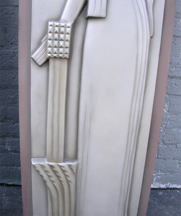 20th Century Pair of Wall Plaques from 1933 Worlds Fair Chicago For Sale
