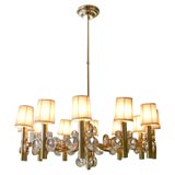 24k Gold Plated Austrian Crystal Chandelier