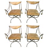 Beautiful Iron Ramshead Chairs