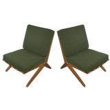 Architectural Scissor chairs by Pierre Jeanneret by Knoll