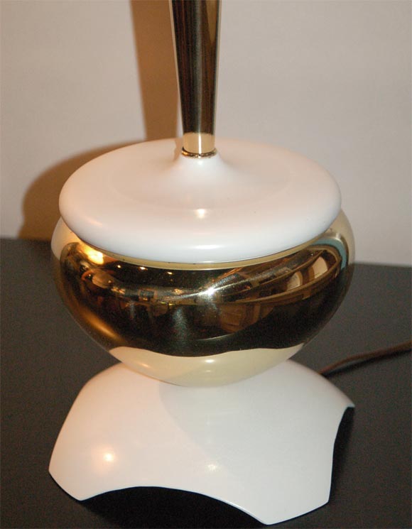 Mid-20th Century Pair Midcentury Modern Capiz Shell Table Lamps
