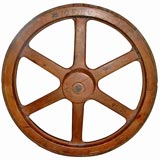 Large Wooden Wheel