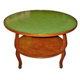 Leather Top Table