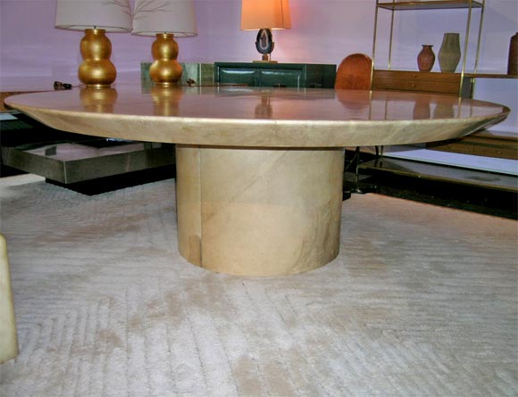 Dining table by Karl Springer
