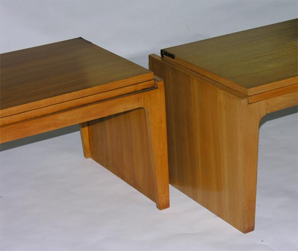 Mid-Century Modern American Convertible Stacking Occasional Tables by Edward Wormley for Drexel For Sale