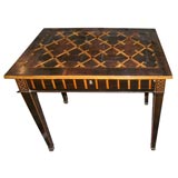 Beautiful Finely Inlaid Wood Sewing Table Beautiful Finely Inlaid Wood Sewing Table