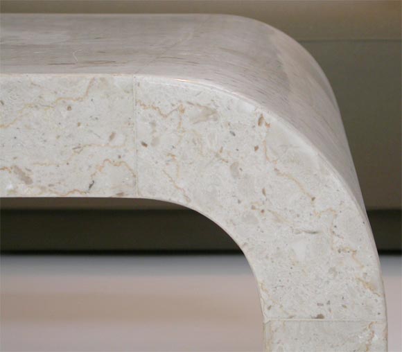 marble waterfall table