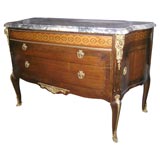 Antique Transitional Louis XV/ XVI Commode Attributed to Masion Krieger