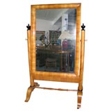 Austrian Biedermeier cheval mirror