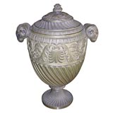 Bronze urn with lid. Italian