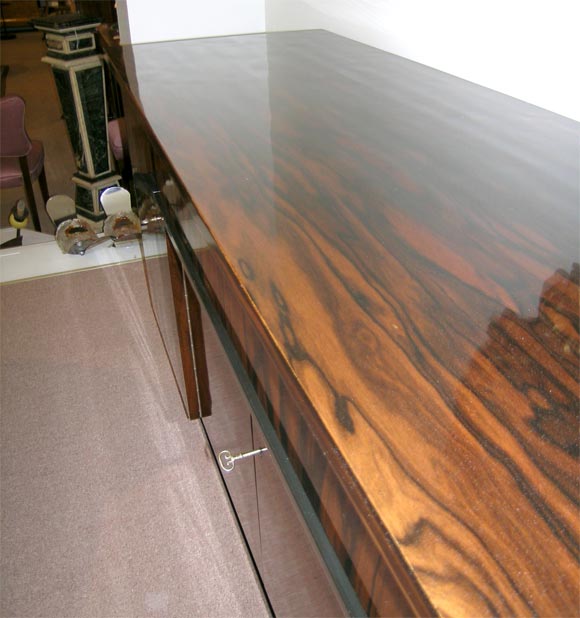 Mid-20th Century An Art Deco Sideboard in Macassar Ebony