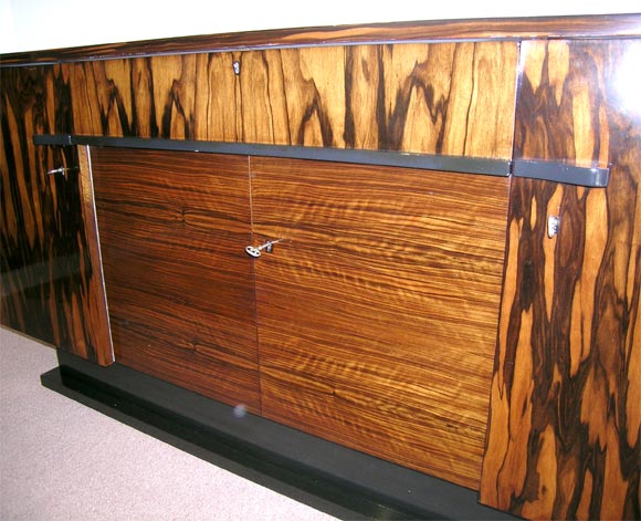 An Art Deco Sideboard in Macassar Ebony 1
