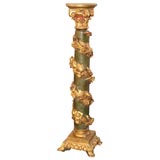 Spanish carved giltwood column