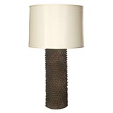 JRM STUDIO BRONZE SNAIL CURL TABLE LAMP (ref# BR109)