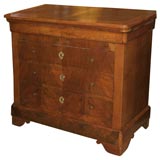 Louis Philippe Walnut 4-drawer Chest of Drawers (ref. # SR30)