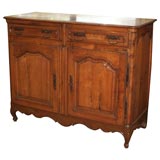 Louis XV Country Walnut Buffet with 2 drawers (reference# PV249)