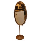 Antique Brass Turn of the Century Mirror