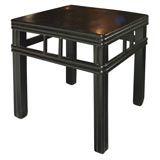 Pair of chinese Black Lacquer Stools