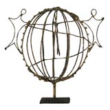 Whimsical Sculpture of Acrobats Balancing on a Globe by Fantoni