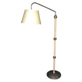 Brass floorlamp
