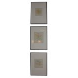 Set of Three Geometric Studies