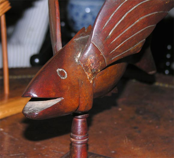 A Large Collection of Hand Carved Pitcairn Island Flying Fish 1