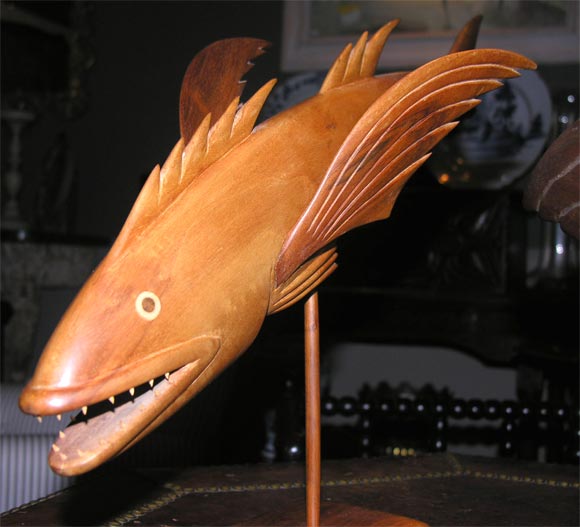 A Large Collection of Hand Carved Pitcairn Island Flying Fish 3
