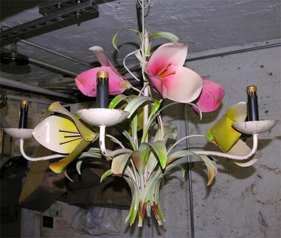 floral metal chandelier 2