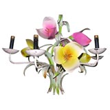 floral metal chandelier