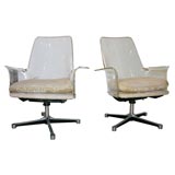 Pair of Vintage Lucite Armchairs