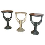 Set of Three Industrial Tables