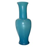 French Opaline Overscaled Floor Vase
