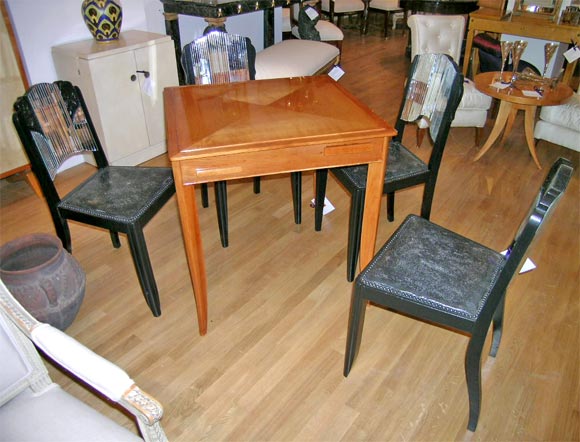 #3005 Elegant French 1940's Game Table