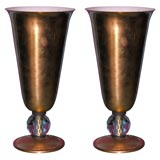Pair of French Dore Buffet Lamps