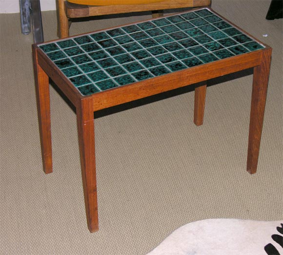 Danish Teak and Tile Table
