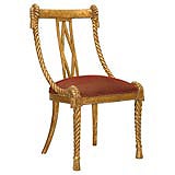 Rope/Tassel Motif Side Chair Rope/Tassel Motif Side Chair