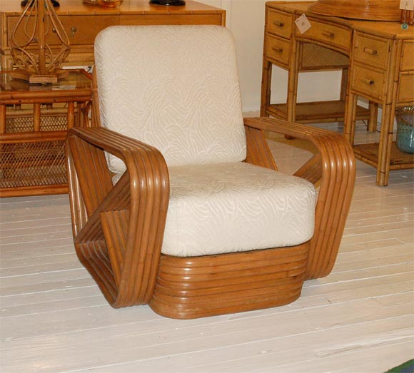 Rare Set of Paul Frankl Inspired Club Chairs 1
