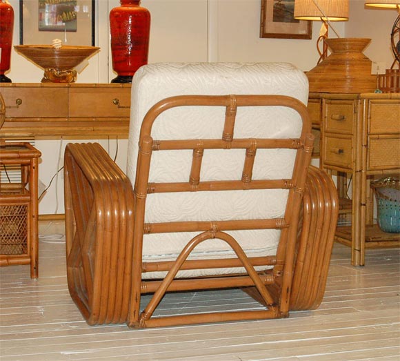Rare Set of Paul Frankl Inspired Club Chairs 3