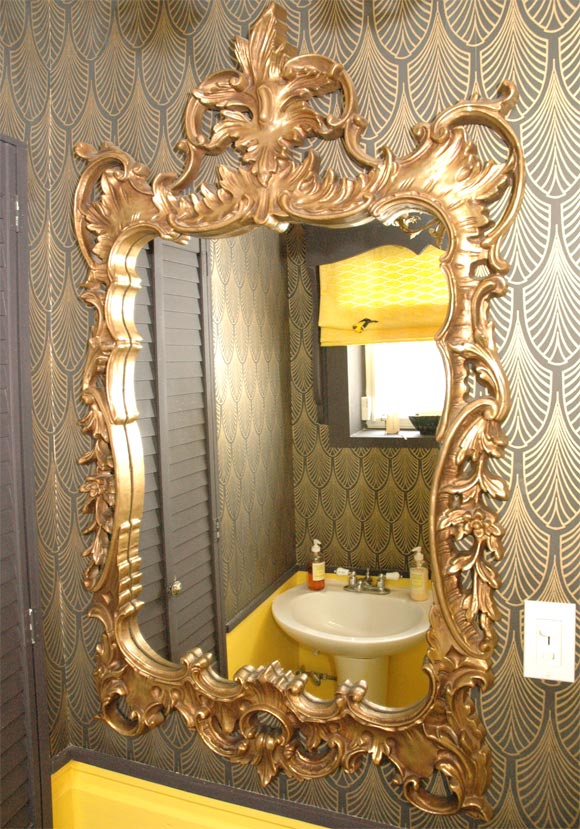 Ambassador Mirror in Gold