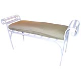 Scroll Arm Iron Bench