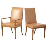 Eight T.H. Robsjohn-Gibbings Custom Dining Chairs