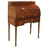Cylinder shaped  Cuban mahogany desk